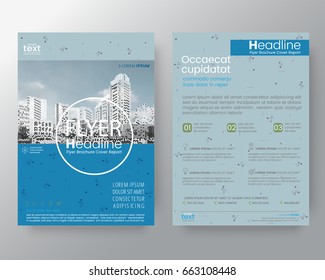 Business templates creative design : Abstract  circle, Memphis art background for Corporate Identity , Brochure annual report cover Flyer Poster design Layout vector template in A4 size