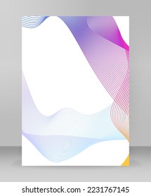 Plantillas de negocio para presentaciones elegantes. Diseño de EPS 10 vector fácil de editar. folleto de diseño publicidad en formato horizontal, para nuevos boletines de productos, gráficos de tecnología, firma de informes, volante