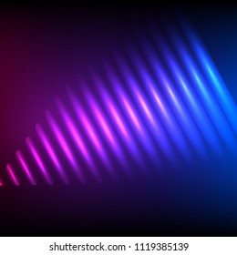 Business templates for multipurpose presentation. Easy editable vector EPS 10 layout. Set of 4 design brochure A4 format advertising, Northern Lights neon effect on purple background event party flyer