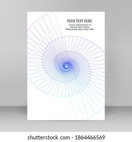 Business templates for multipurpose presentation. Easy editable vector EPS 10 layout. design brochure A4 format advertising, Northern Lights neon effect on purple background event party flyer