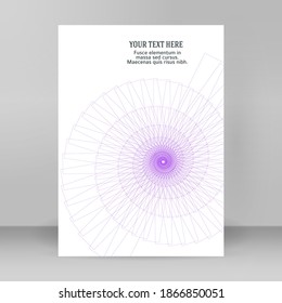 Business templates for multipurpose presentation. Easy editable vector EPS 10 layout. design brochure A4 format advertising, Northern Lights neon effect on purple background event party flyer