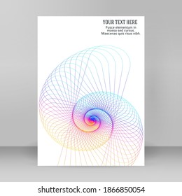 Plantillas de negocio para presentación multipropósito. Diseño de EPS 10 vector fácil de editar. folleto de diseño publicidad en formato A4, efecto neón de las auroras boreales en el volante de la fiesta de fondo morado
