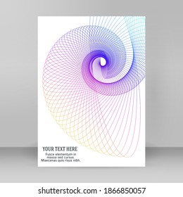 Business templates for multipurpose presentation. Easy editable vector EPS 10 layout. design brochure A4 format advertising, Northern Lights neon effect on purple background event party flyer