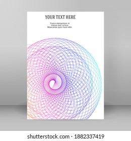 Business templates for multipurpose presentation. Easy editable vector EPS 10 layout. design brochure A4 format advertising, Northern Lights neon effect on purple background event party flyer
