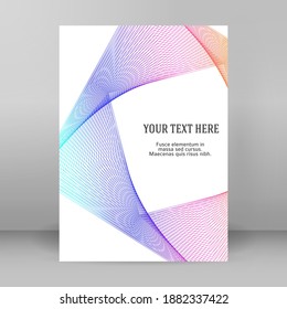 Business templates for multipurpose presentation. Easy editable vector EPS 10 layout. design brochure A4 format advertising, Northern Lights neon effect on purple background event party flyer