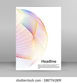 Business templates for multipurpose presentation. Easy editable vector EPS 10 layout. design brochure A4 format advertising, Northern Lights neon effect on purple background event party flyer