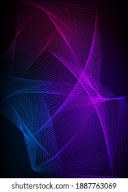 Business templates for multipurpose presentation. Easy editable vector EPS 10 layout. design brochure A4 format advertising, Northern Lights neon effect on purple background event party flyer
