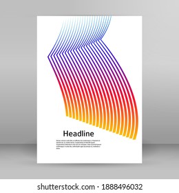 Business templates for multipurpose presentation. Easy editable vector EPS 10 layout. design brochure A4 format advertising, Northern Lights neon effect on purple background event party flyer