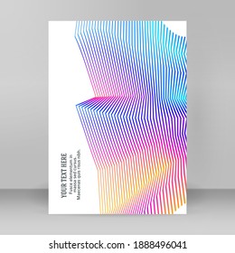 Business templates for multipurpose presentation. Easy editable vector EPS 10 layout. design brochure A4 format advertising, Northern Lights neon effect on purple background event party flyer