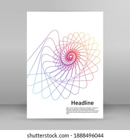 Business templates for multipurpose presentation. Easy editable vector EPS 10 layout. design brochure A4 format advertising, Northern Lights neon effect on purple background event party flyer