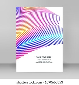 Business templates for multipurpose presentation. Easy editable vector EPS 10 layout. design brochure A4 format advertising, Northern Lights neon effect on purple background event party flyer