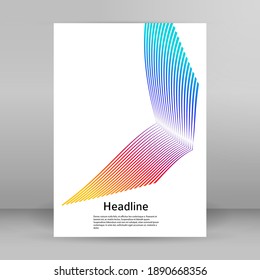 Business templates for multipurpose presentation. Easy editable vector EPS 10 layout. design brochure A4 format advertising, Northern Lights neon effect on purple background event party flyer