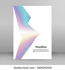 Business templates for multipurpose presentation. Easy editable vector EPS 10 layout. design brochure A4 format advertising, Northern Lights neon effect on purple background event party flyer