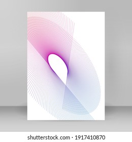 Business templates for multipurpose presentation. Easy editable vector EPS 10 layout. design brochure A4 format advertising, Northern Lights neon effect on purple background event party flyer