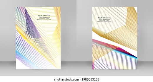 Business templates for multipurpose presentation. Easy editable vector EPS 10 layout. design brochure A4 format advertising, for new product newsletters, technology graphics, report firm, industrial