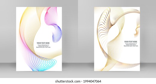 Plantillas de negocio para presentación multipropósito. Diseño de EPS 10 vector fácil de editar. publicidad en formato A4 del folleto de diseño, para boletines de nuevos productos, gráficos de tecnología, firma de informes, industrial