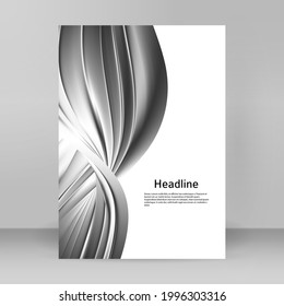 Business-Vorlagen für Mehrzweck-Präsentationen. Einfach bearbeitbares EPS10-Layout. Design-Broschüre A4-Format-Werbung, für neue Produkt-Newsletter, Technologie-Grafiken, Berichtsfirma, Industrie