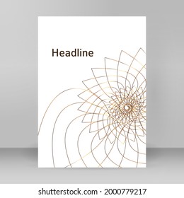Business templates for multipurpose presentation. Easy editable vector EPS 10 layout. design brochure A4 format advertising, for new product newsletters, technology graphics, report firm, industrial