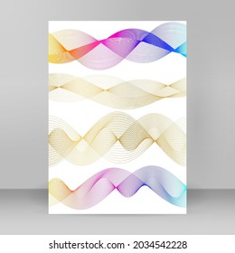 Plantillas de negocio para presentación multipropósito. Diseño de EPS 10 vector fácil de editar. publicidad en formato A4 del folleto de diseño para nuevos boletines de productos, gráficos de tecnología, firma de informes, fiesta de eventos