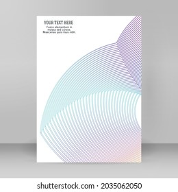 Plantillas de negocio para presentación multipropósito. Diseño de EPS 10 vector fácil de editar. publicidad en formato A4 del folleto de diseño para nuevos boletines de productos, gráficos de tecnología, firma de informes, fiesta de eventos