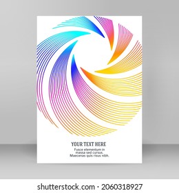Business-Vorlagen für Mehrzweck-Präsentationen. Einfach bearbeitbares EPS10-Layout. Design-Broschüre A4-Format-Werbung, für neue Produkt-Newsletter, Technologiegrafiken, Berichtsfirma, Veranstaltungspartei