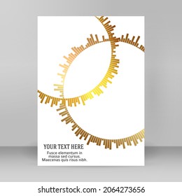 Plantillas de negocio para presentación multipropósito. Diseño de EPS 10 vector fácil de editar. publicidad en formato A4 del folleto de diseño para nuevos boletines de productos, gráficos de tecnología, firma de informes, fiesta de eventos