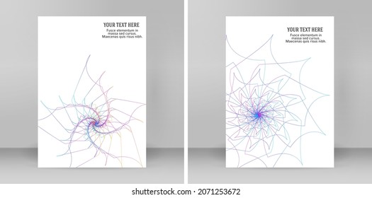 Plantillas de negocio para presentación multipropósito. Diseño de EPS 10 vector fácil de editar. publicidad en formato A4 del folleto de diseño para nuevos boletines de productos, gráficos de tecnología, firma de informes, fiesta de eventos