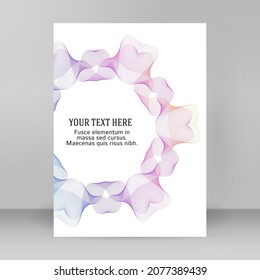 Business-Vorlagen für Mehrzweck-Präsentationen. Einfach bearbeitbares EPS10-Layout. Design-Broschüre A4-Format-Werbung, für neue Produkt-Newsletter, Technologiegrafiken, Berichtsfirma, Veranstaltungspartei