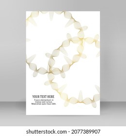 Business-Vorlagen für Mehrzweck-Präsentationen. Einfach bearbeitbares EPS10-Layout. Design-Broschüre A4-Format-Werbung, für neue Produkt-Newsletter, Technologiegrafiken, Berichtsfirma, Veranstaltungspartei