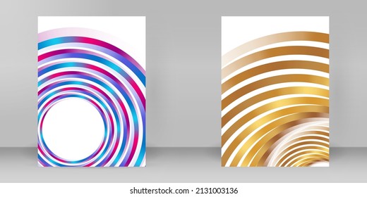 Plantillas de negocio para presentación multipropósito. Diseño de EPS 10 vector fácil de editar. publicidad en formato A4 del folleto de diseño para nuevos boletines de productos, gráficos de tecnología, firma de informes, fiesta de eventos