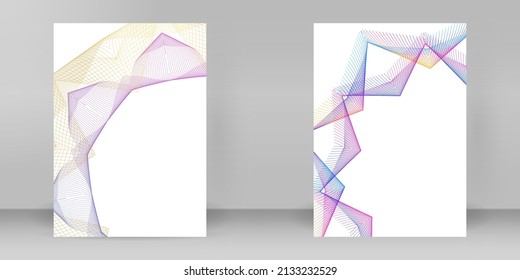 Plantillas de negocio para presentación multipropósito. Diseño de EPS 10 vector fácil de editar. publicidad en formato A4 del folleto de diseño para nuevos boletines de productos, gráficos de tecnología, firma de informes, fiesta de eventos