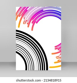 Business templates for multipurpose presentation. Easy editable vector EPS 10 layout. design brochure A4 format advertising, for new product newsletters, technology graphics, report firm, event party