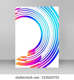 Plantillas de negocio para presentación multipropósito. Diseño de EPS 10 vector fácil de editar. publicidad en formato A4 del folleto de diseño para nuevos boletines de productos, gráficos de tecnología, firma de informes, fiesta de eventos