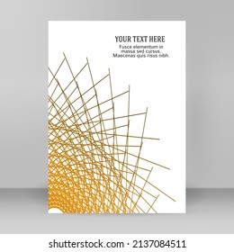 Business templates for multipurpose presentation. Easy editable vector EPS 10 layout. design brochure A4 format advertising, for new product newsletters, technology graphics, report firm, event party