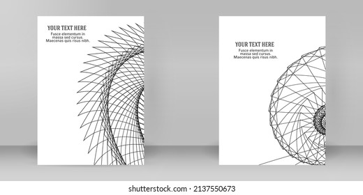 Business templates for multipurpose presentation. Easy editable vector EPS 10 layout. design brochure A4 format advertising, for new product newsletters, technology graphics, report firm, event party