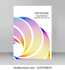 Business templates for multipurpose presentation. Easy editable vector EPS 10 layout. design brochure A4 format advertising, for new product newsletters, technology graphics, report firm, event party