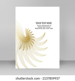 Business templates for multipurpose presentation. Easy editable vector EPS 10 layout. design brochure A4 format advertising, for new product newsletters, technology graphics, report firm, event party