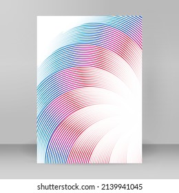 Business-Vorlagen für Mehrzweck-Präsentationen. Einfach bearbeitbares EPS10-Layout. Design-Broschüre A4-Format-Werbung, für neue Produkt-Newsletter, Technologiegrafiken, Berichtsfirma, Veranstaltungspartei