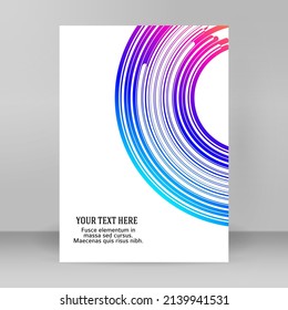 Plantillas de negocio para presentación multipropósito. Diseño de EPS 10 vector fácil de editar. publicidad en formato A4 del folleto de diseño para nuevos boletines de productos, gráficos de tecnología, firma de informes, fiesta de eventos