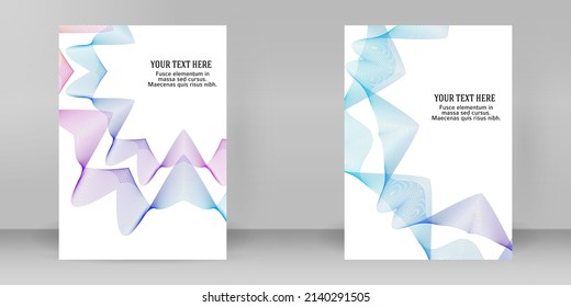 Business-Vorlagen für Mehrzweck-Präsentationen. Einfach bearbeitbares EPS10-Layout. Design-Broschüre A4-Format-Werbung, für neue Produkt-Newsletter, Technologiegrafiken, Berichtsfirma, Veranstaltungspartei