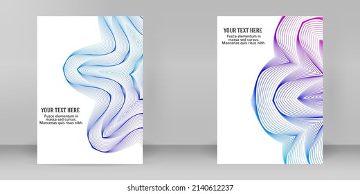 Business-Vorlagen für Mehrzweck-Präsentationen. Einfach bearbeitbares EPS10-Layout. Design-Broschüre A4-Format-Werbung, für neue Produkt-Newsletter, Technologiegrafiken, Berichtsfirma, Veranstaltungspartei