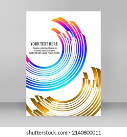 Business templates for multipurpose presentation. Easy editable vector EPS 10 layout. design brochure A4 format advertising, for new product newsletters, technology graphics, report firm, event party