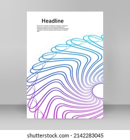 Plantillas de negocio para presentación multipropósito. Diseño de EPS 10 vector fácil de editar. publicidad en formato A4 del folleto de diseño para nuevos boletines de productos, gráficos de tecnología, firma de informes, fiesta de eventos