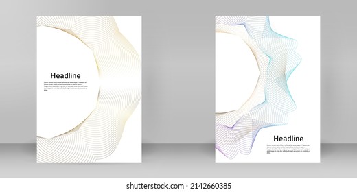 Plantillas de negocio para presentación multipropósito. Diseño de EPS 10 vector fácil de editar. publicidad en formato A4 del folleto de diseño para nuevos boletines de productos, gráficos de tecnología, firma de informes, fiesta de eventos