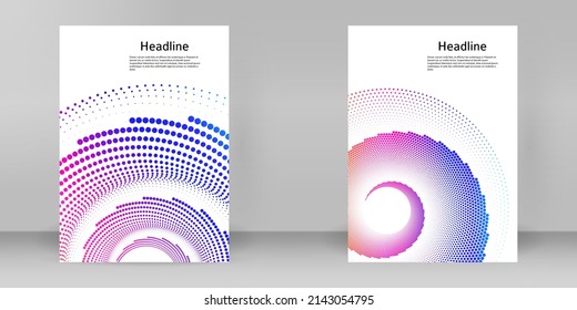 Plantillas de negocio para presentación multipropósito. Diseño de EPS 10 vector fácil de editar. publicidad en formato A4 del folleto de diseño para nuevos boletines de productos, gráficos de tecnología, firma de informes, fiesta de eventos