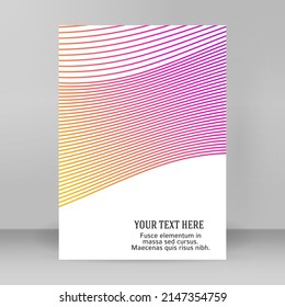 Plantillas de negocio para presentación multipropósito. Diseño de EPS 10 vector fácil de editar. publicidad en formato A4 del folleto de diseño para nuevos boletines de productos, gráficos de tecnología, firma de informes, fiesta de eventos