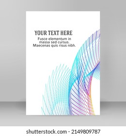 Business templates for multipurpose presentation. Easy editable vector EPS 10 layout. design brochure A4 format advertising, for new product newsletters, technology graphics, report firm, event party