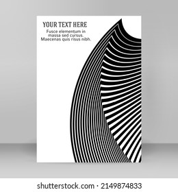 Plantillas de negocio para presentación multipropósito. Diseño de EPS 10 vector fácil de editar. publicidad en formato A4 del folleto de diseño para nuevos boletines de productos, gráficos de tecnología, firma de informes, fiesta de eventos