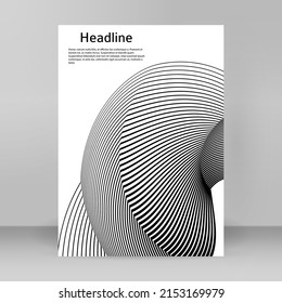Business-Vorlagen für Mehrzweck-Präsentationen. Einfach bearbeitbares EPS10-Layout. Design-Broschüre A4-Format-Werbung, für neue Produkt-Newsletter, Technologiegrafiken, Berichtsfirma, Veranstaltungspartei