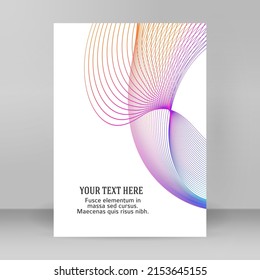 Business templates for multipurpose presentation. Easy editable vector EPS 10 layout. design brochure A4 format advertising, for new product newsletters, technology graphics, report firm, event party